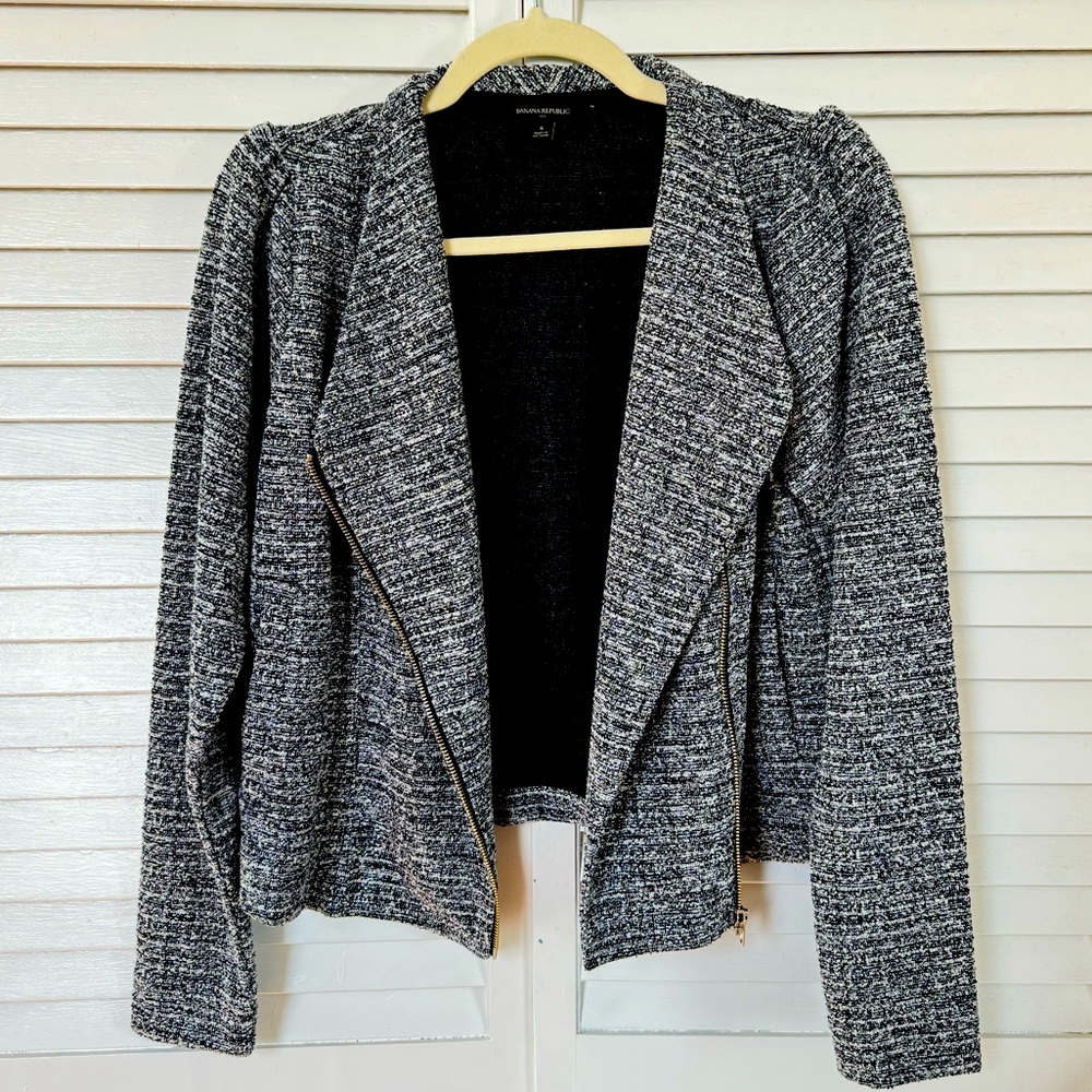 BANANA REPUBLIC small gray blazer